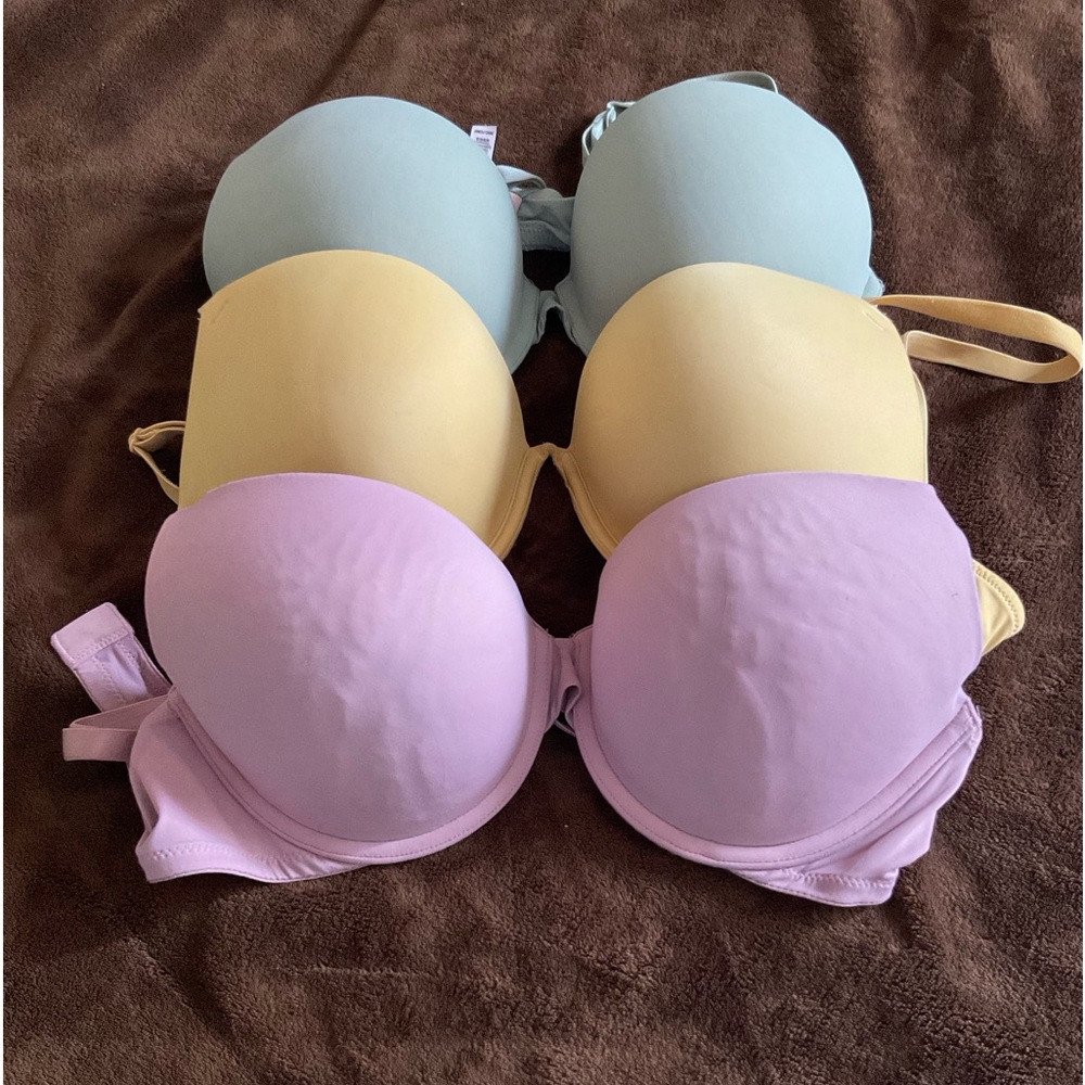 3 PINK BRAS 36C alll same size